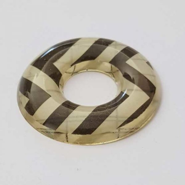 Colgante donuts 35 mm en resina N&deg;001
