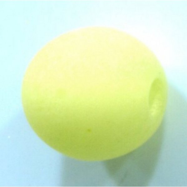 Perle Polaris Mat Ronde 16 mm Lime 01 x 1 Pi&egrave;ce