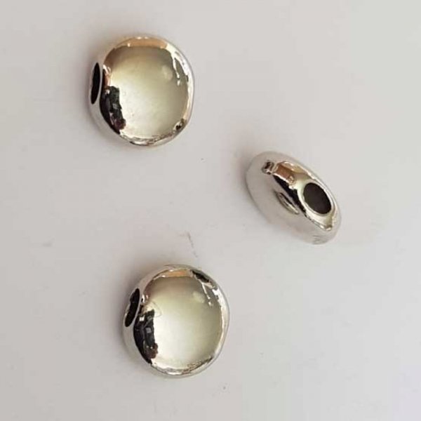 Perle divers en m&eacute;tal argent&eacute; 015 argent