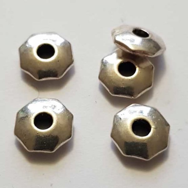 Perle divers en m&eacute;tal argent&eacute; 023 argent