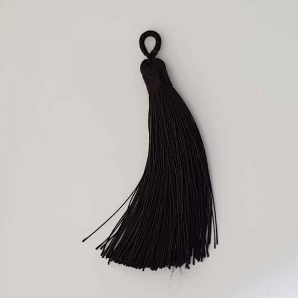 Pompon 90 mm N&deg;02 Noir