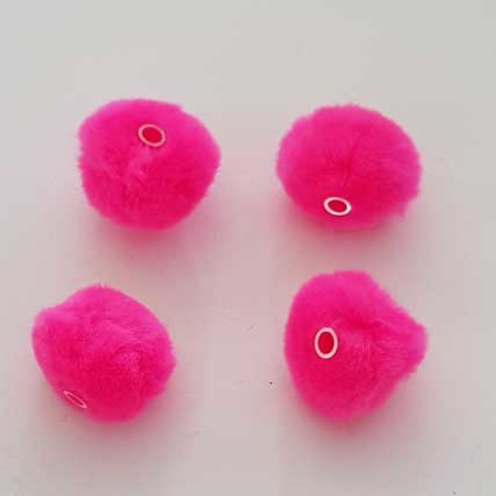 Pompon Rond Fushia N°11