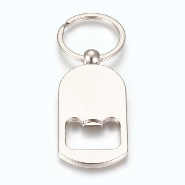 Llavero descapsulador 25 mm plata N&deg;03