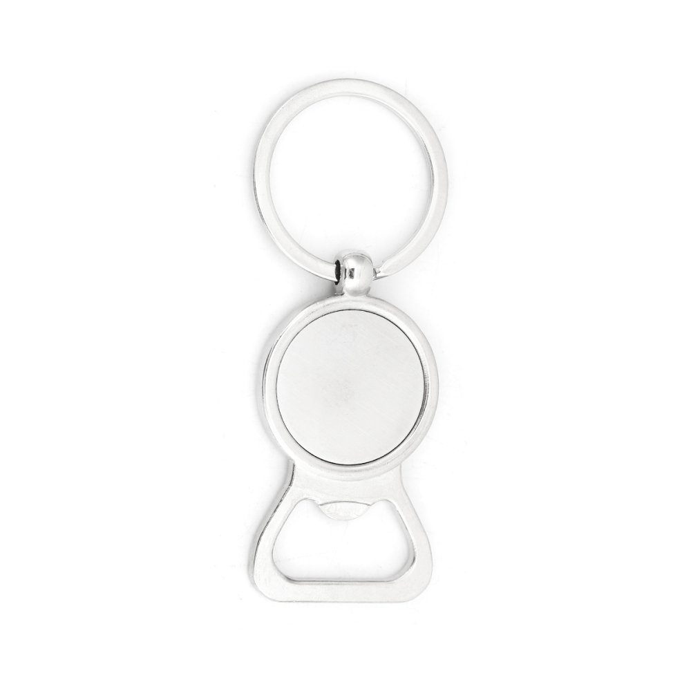 Llavero descapsulador 25 mm plata N°01