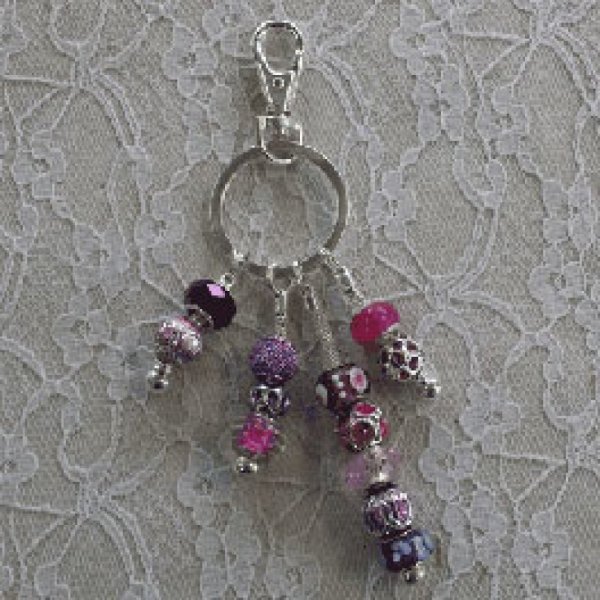 Porte cl&eacute;s sans pas de vis Argent