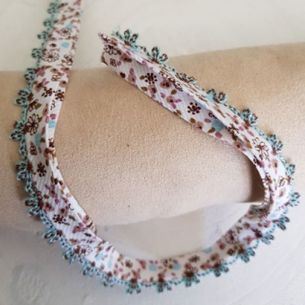 Cinta bies multiflores y encaje N&deg;02