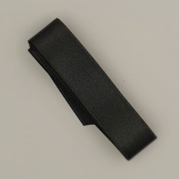 Ruban satin Gris Anthracite double face de 16 mm x 1 m&egrave;tre