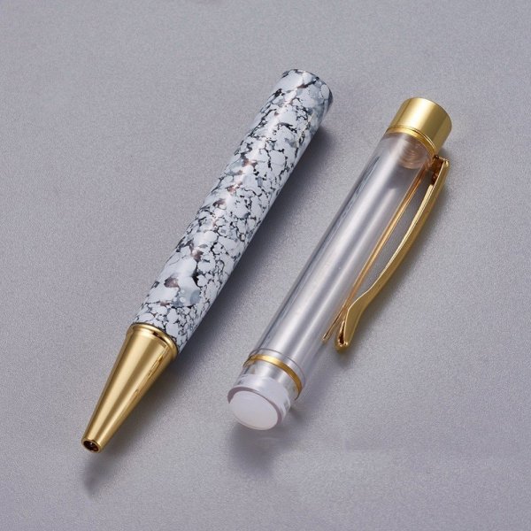 Gainsboro Gold Bead Decorating Pen Tubo vac&iacute;o x 1