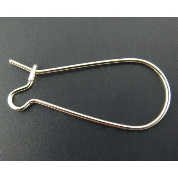 Portapendientes Dormeuse 25mm N&deg;06 x 20 Pares