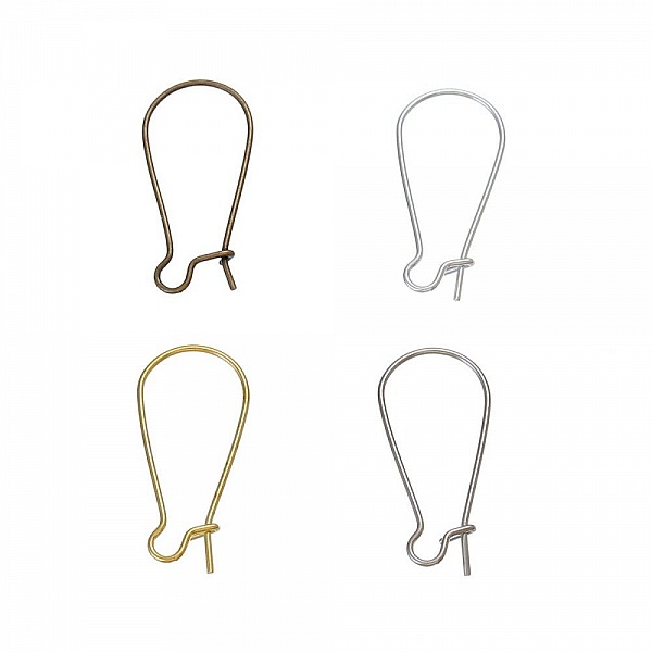 Portapendientes Dormeuse 24mm N&deg;06 Mixto 100 Pares