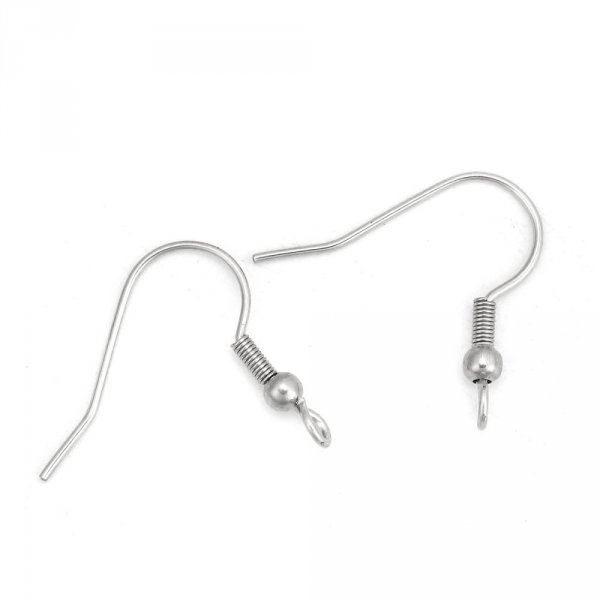 Portapendientes Gancho de acero inoxidable N&deg;03 x 5 pares