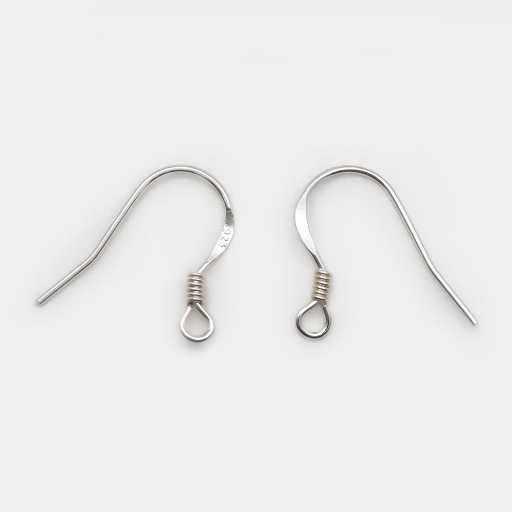 Gancho Portapendientes en Plata 925 N°01 x 1 par
