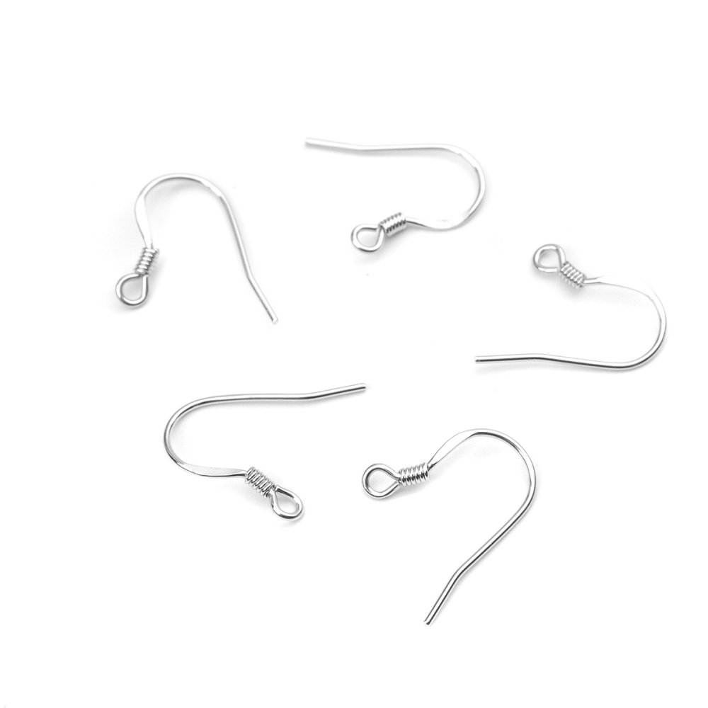 Gancho Portapendientes en Plata 925 N°01 x 1 par