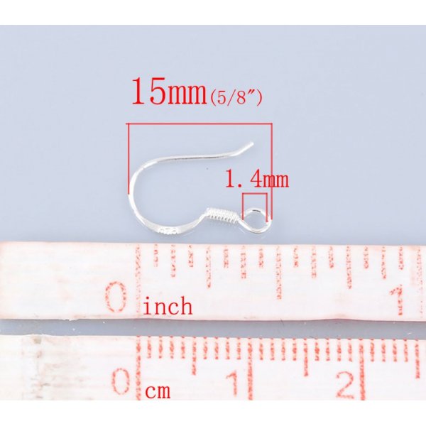 Gancho Portapendientes en Plata 925 N&deg;02 x 1 par