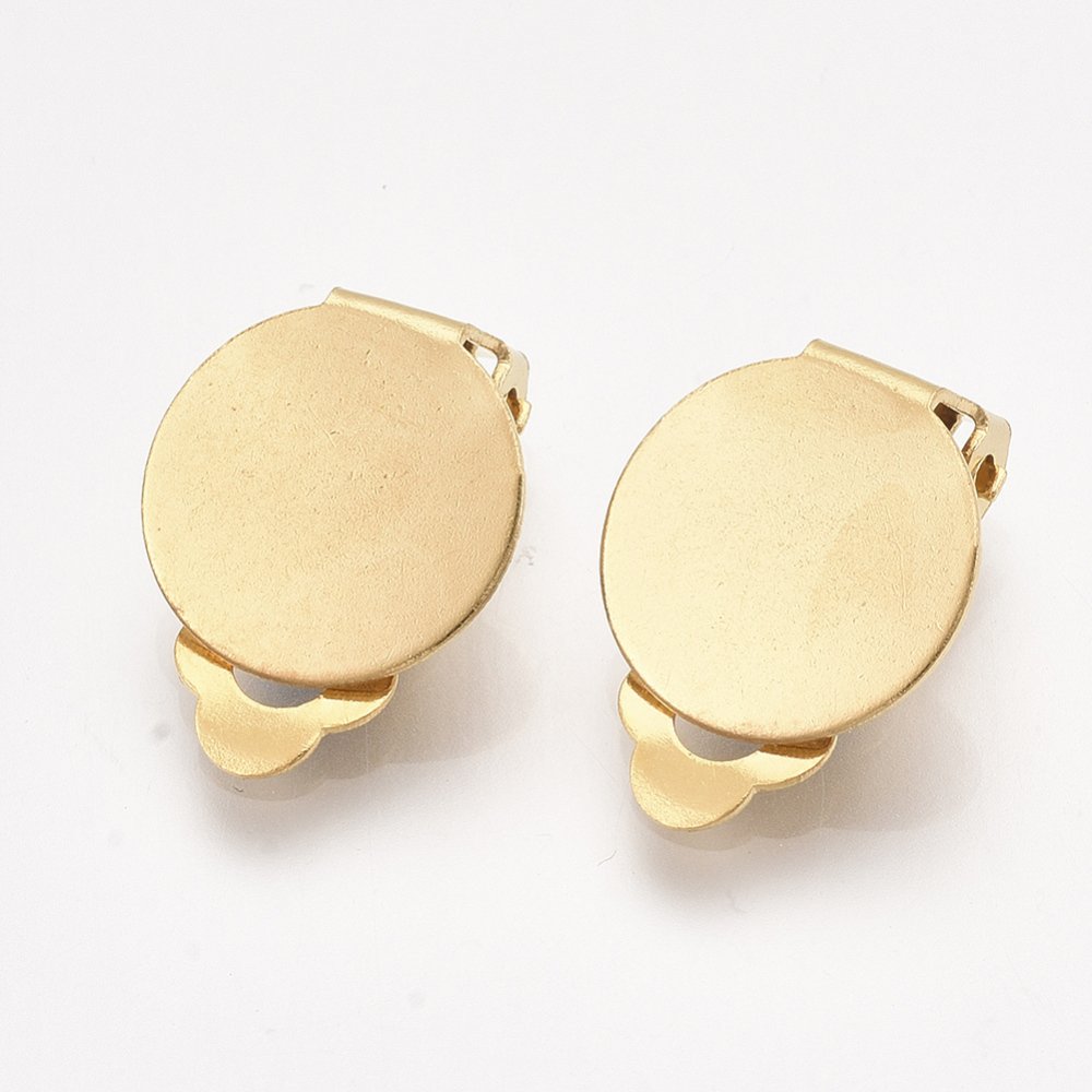 Portapendientes Bandeja Clips Acero Inoxidable Oro N°02