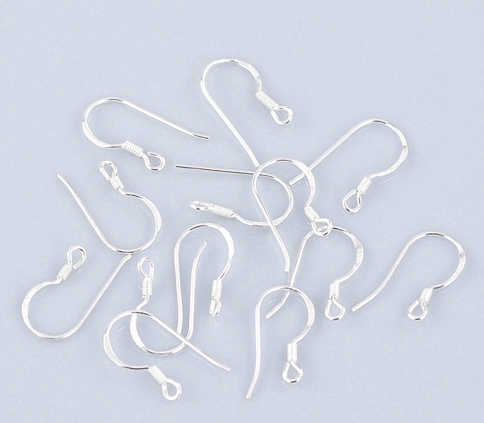 Gancho Portapendientes de Plata 925 N&deg;08 x 1 par