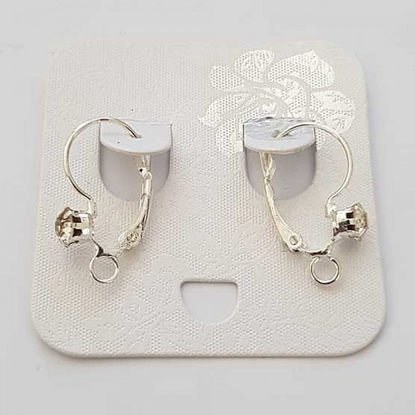 Portapendientes Dormeuse N&deg;100 x 1 Par Plata