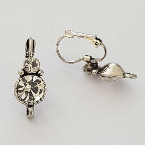 Portapendientes Dormeuse N&deg;104 x 1 Par Plata