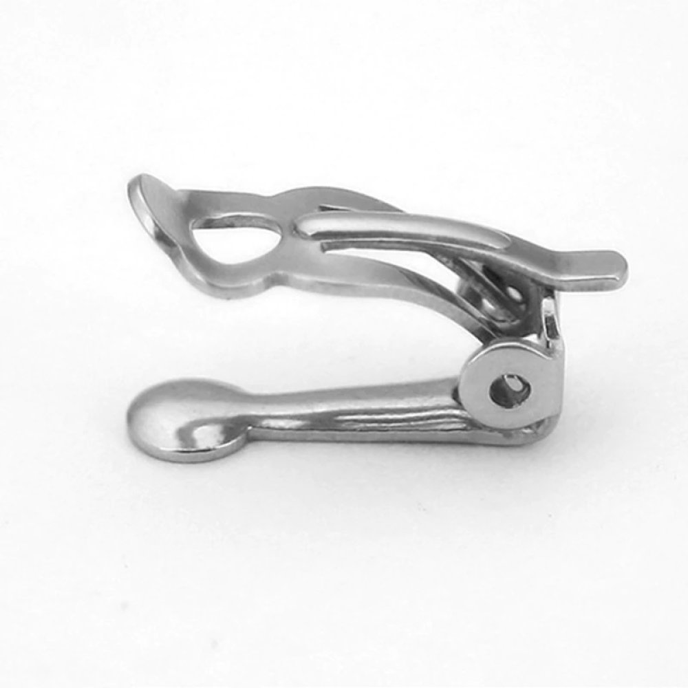 Portapendientes Acero inoxidable Clip N°02 x 1 par