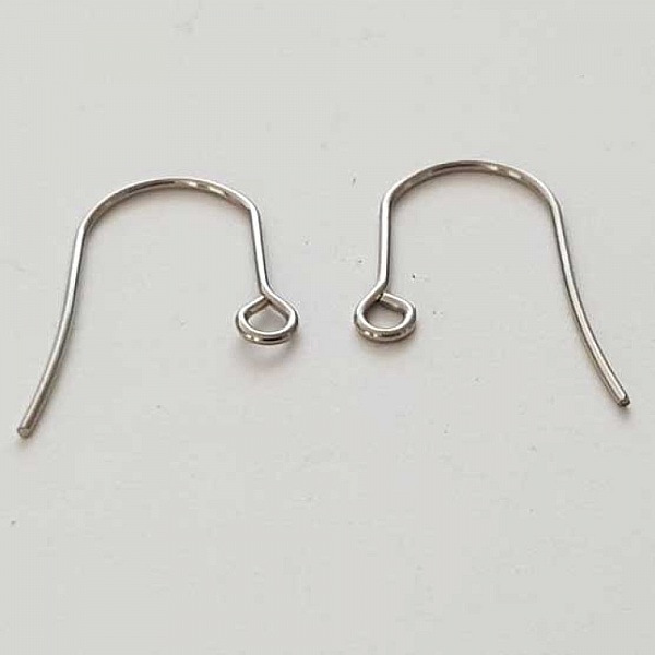 Support Boucle d'oreille Hame&ccedil;on Acier Inoxydable N&deg;02-02 X 1 Paire