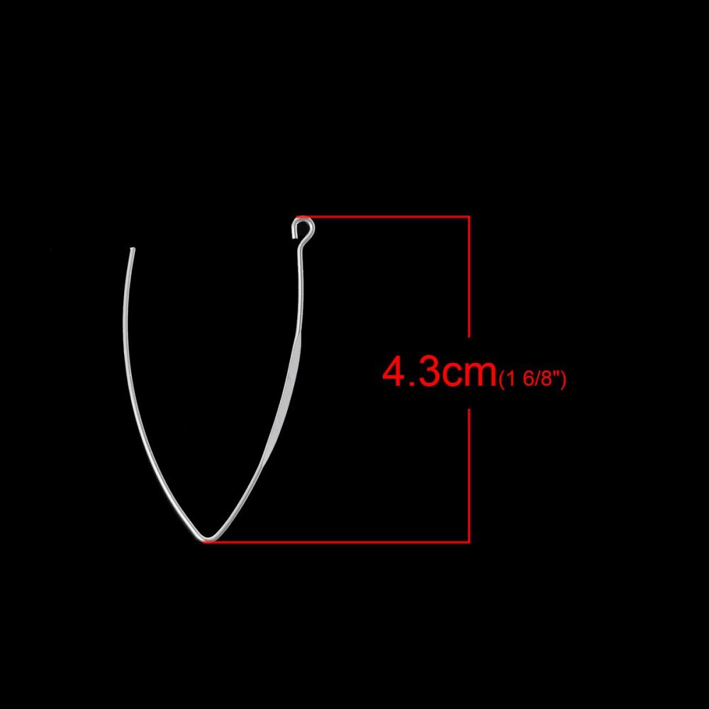 Portapendientes estilo Furcula Plata N°01 x 10 pares