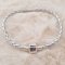 Pulsera Clip Europea Plain 01 DE 15 A 23 CM Plata