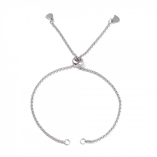 Bracelet Coulissant Acier Inoxydable Chaine Rolo N&deg;01