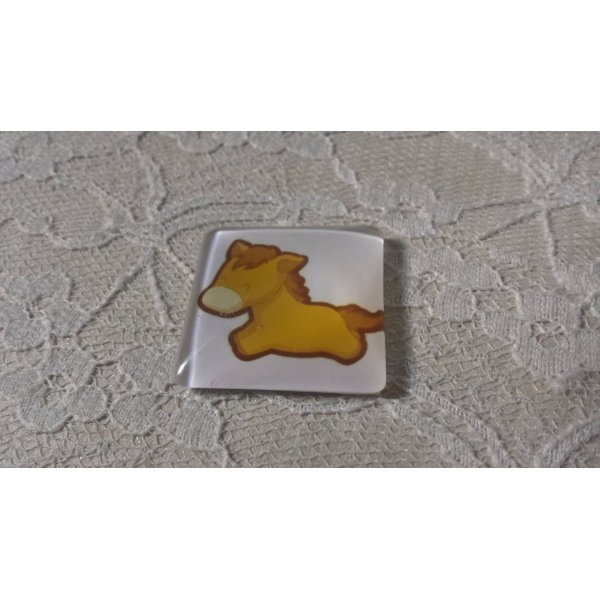 cabuj&oacute;n de cristal cuadrado 30mm 013 