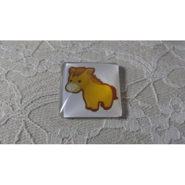 cabuj&oacute;n de cristal cuadrado 30mm 012 