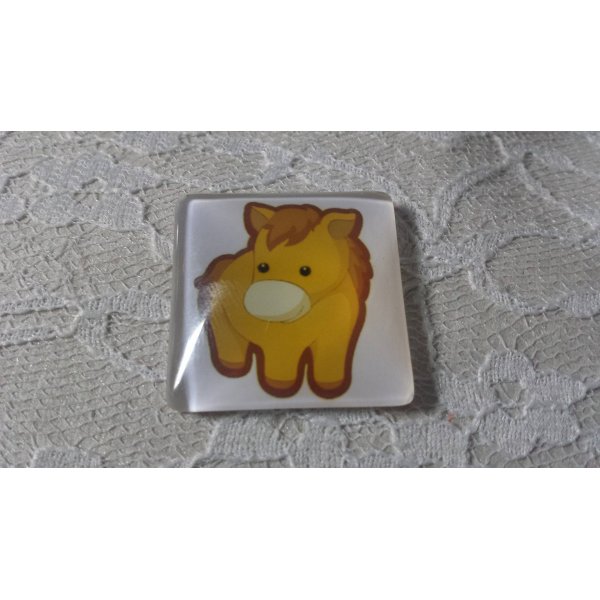 cabuj&oacute;n cuadrado de vidrio 30mm 011 