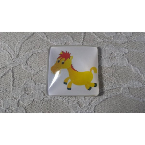 cabuj&oacute;n de cristal cuadrado 30mm 005 