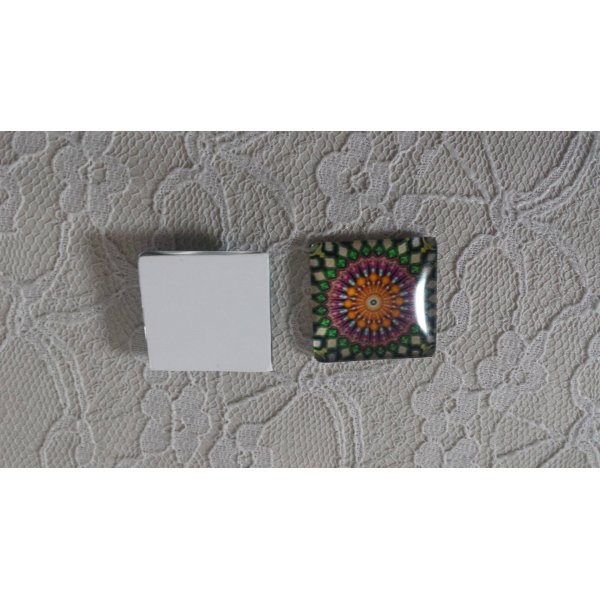 cabuj&oacute;n de cristal cuadrado 25mm 039 