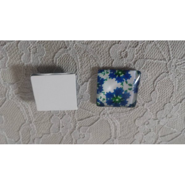 cabuj&oacute;n cuadrado de cristal 25mm 021 