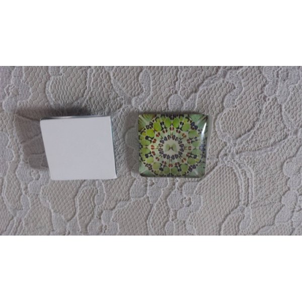 cabuj&oacute;n de cristal cuadrado 25mm 004 