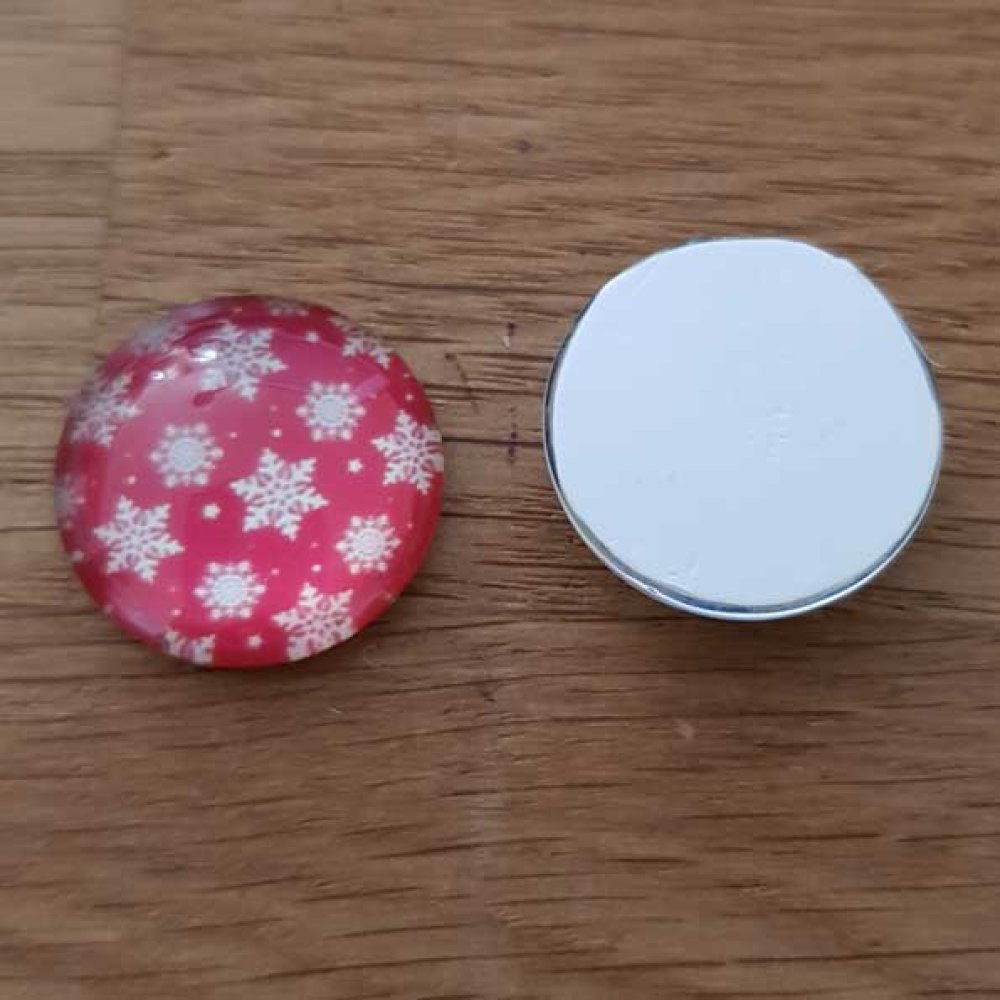 cabochon rond en verre 20mm divers 016