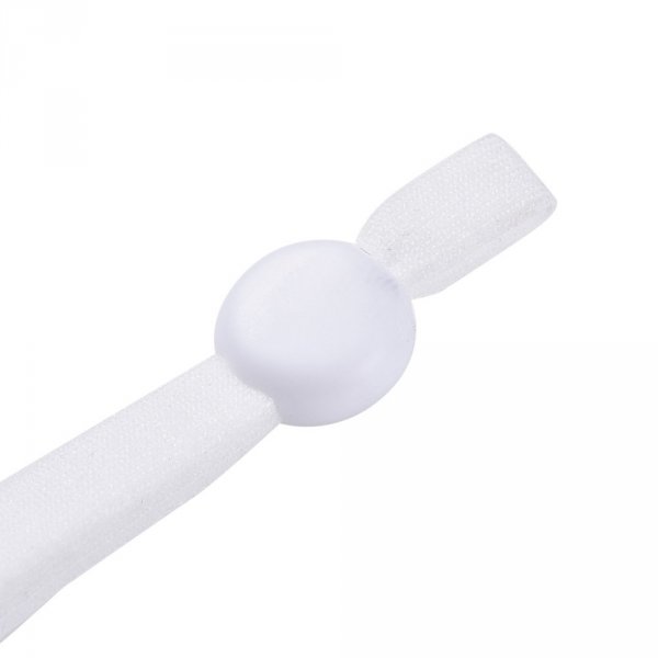 kit 20 gomas el&aacute;sticas con cord&oacute;n blanco y hebilla ajustable para m&aacute;scara...