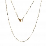 Collar N°07 de acero inoxidable, 45 cm (18')