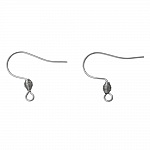Portapendientes Acero Inoxidable Gancho N°01 X 1 Par