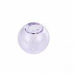1 Bola redonda de vidrio para rellenar 12mm Morado