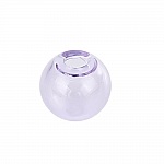 1 Bola de cristal redonda para rellenar 20mm Morado