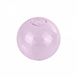 1 x Bola de cristal redonda rosa de 20 mm para rellenar