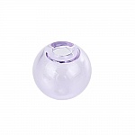 10 Bolas de vidrio redondas 12mm Morado para rellenar