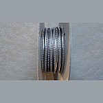 Cuero Espejo Plata 06 mm Swarovski Strass por 20 cm