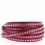 Piel fucsia 06 mm Swarovski Strass por 20 cm