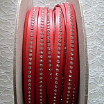 B-Corail cuero 10 mm Swarovski strass por 20 cm