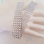 Cinta de strass plateado por 0,22 cm por 2 piezas.