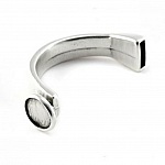 Media pulsera de zamak 12 mm x 03 mm