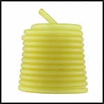 Cordón hueco de PVC de 1 metro 5 mm Amarillo