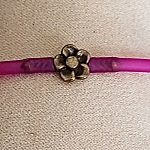 Cierre de cordón hueco de pvc 3 mm