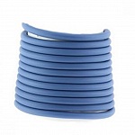 Cordón hueco de pvc de 1 metro 4 mm Azul marino pastel